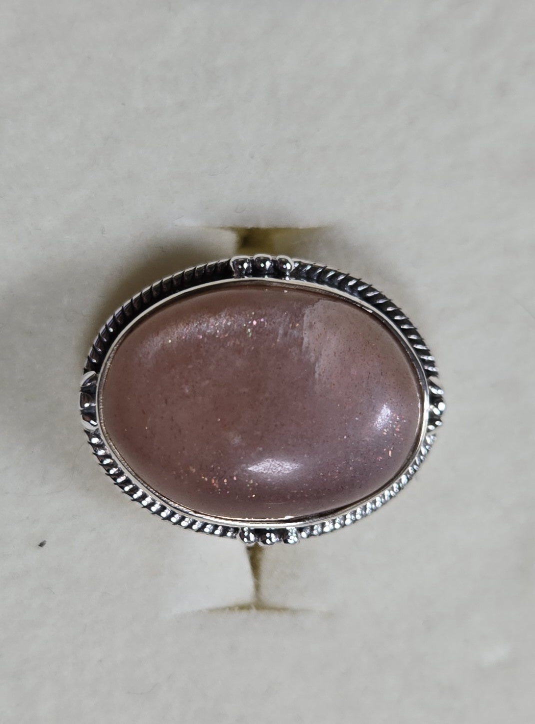 Size 5 Peach Moonstone