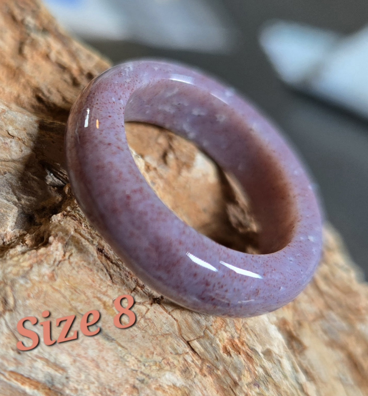 Size 8 Genuine Stone