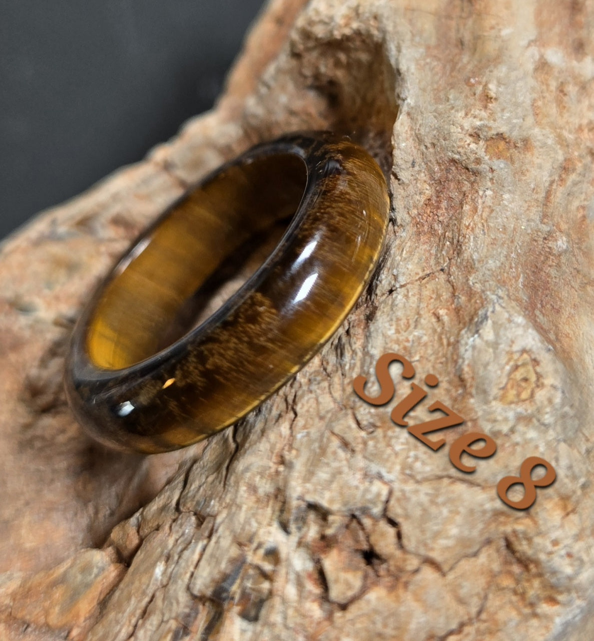 Size 8 Genuine Stone